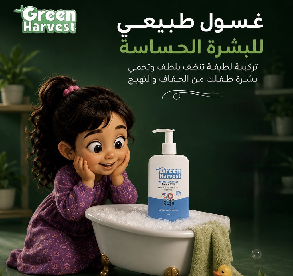 غسول أطفال طبيعي — Green Harvest